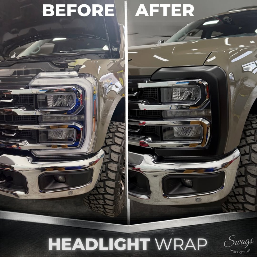 Headlight Restoration & Wrap Heber City UT — professional auto detailing example 1